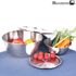 [SILVERSTAR] Stainless Steel Mixing Bowl Set(Including the lid) – Durable, Stain & Odor Resistant, Built-In Measuring Scale, No-Spill Water Nozzle Design - Made in Korea